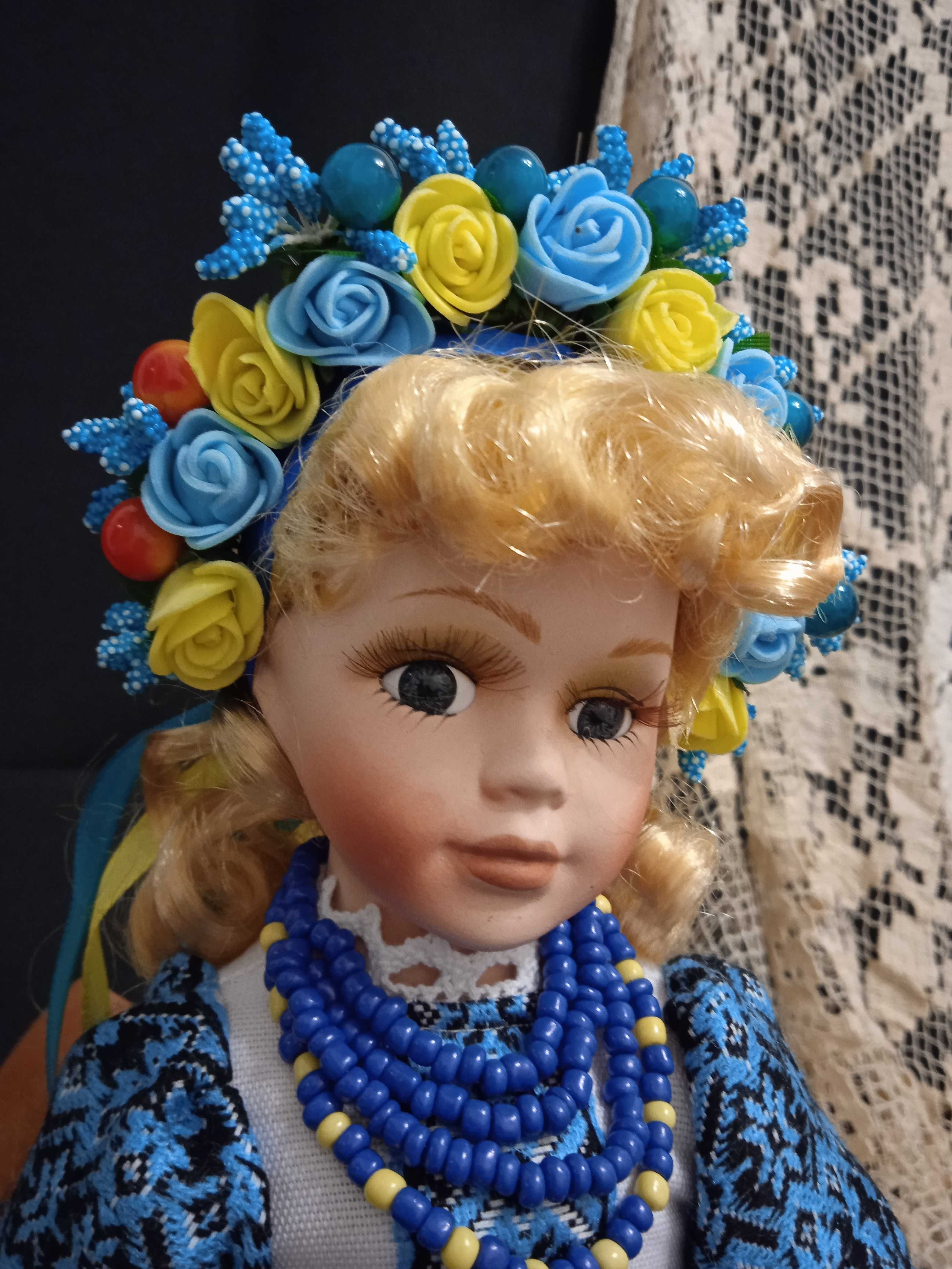 Фарфоровая кукла №21 порцелянова лялька українка украинка