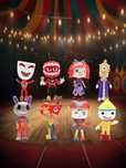 Удивительный Цифровой Цирк фигурки цирк 8шт Circus быстрая отправка