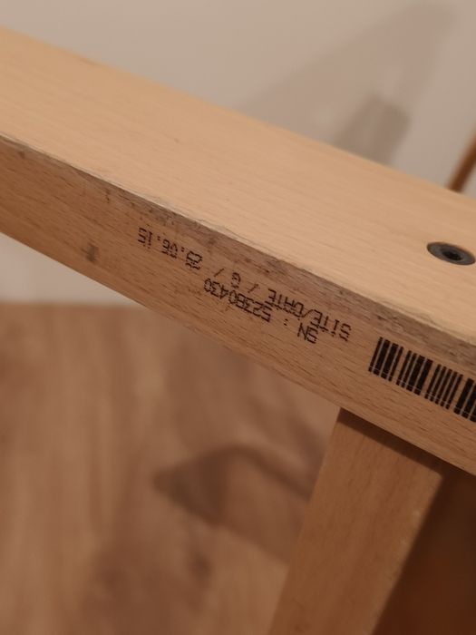 Krzesełko dla dziecka Stokke Tripp Trapp jasny buk 1F