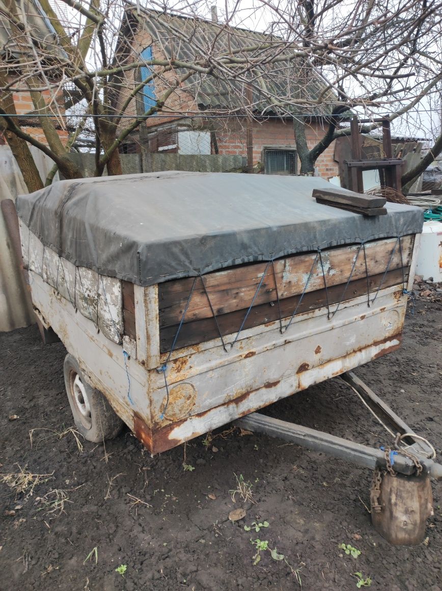 Прицеп бу усиленный в рабочем состоянии