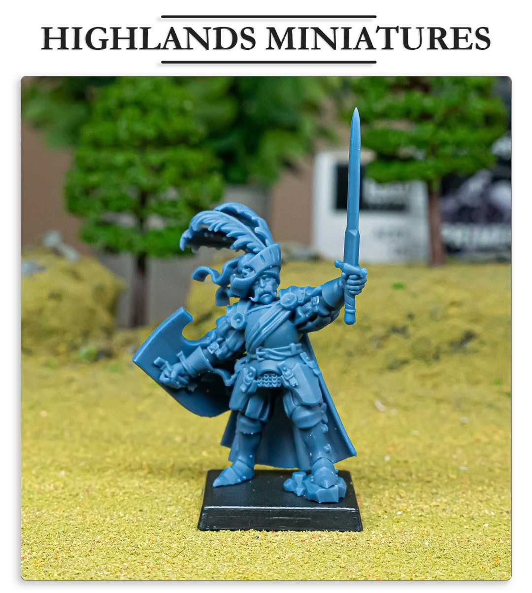 Sunland General on Foot - WFB ToW AoS - Highlands Miniatures x1