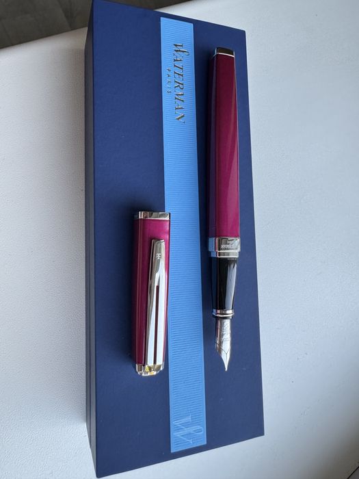 Ексклюзивна золота  750 проба Пірьєва ручка Waterman Exception Slim
