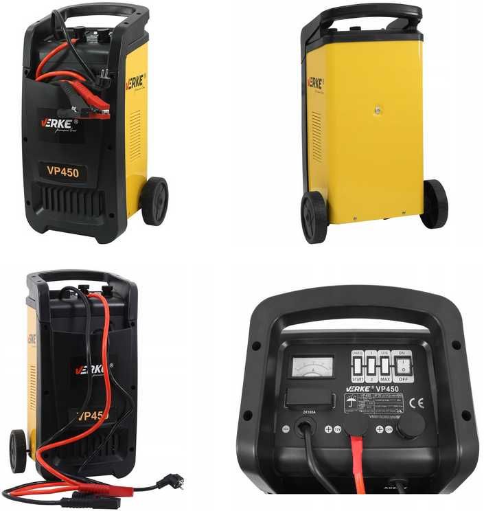 Zespół Prostownikowy Z Funkcją Rozruchu VP-450 12V/24V 55A START-320A