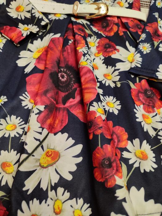 Нова дитяча трикотажна сукня,128 см