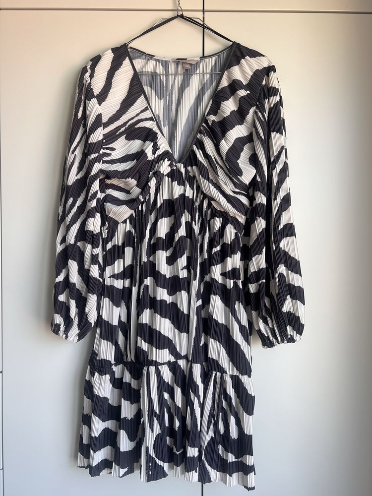 Vestido padrão Zebra