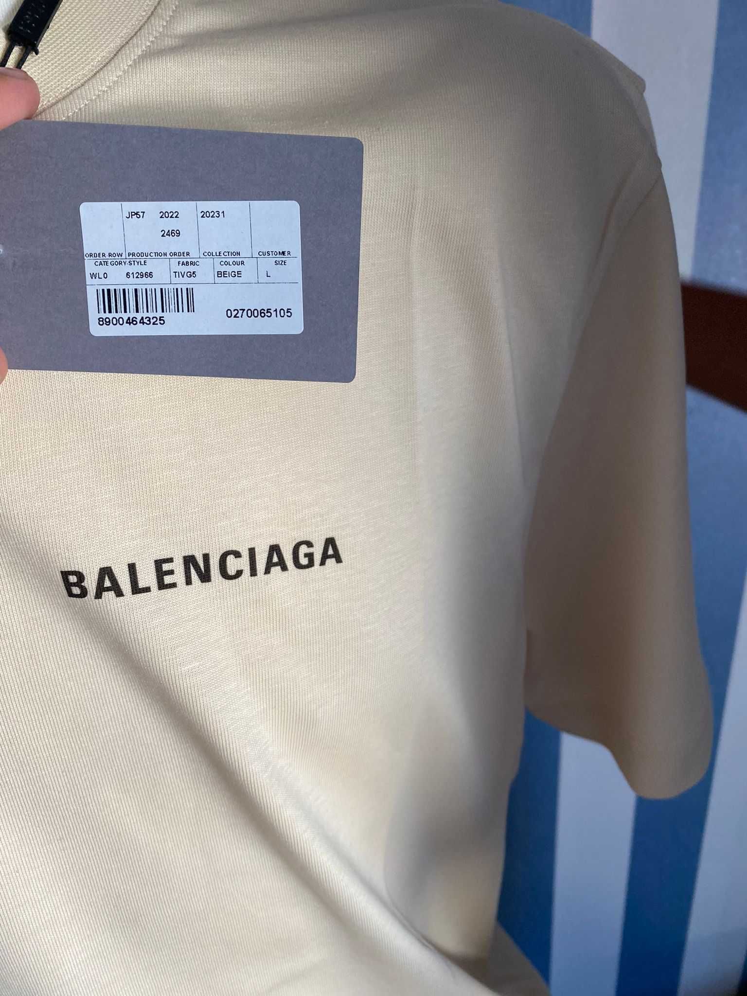 T-Shirt Balenciaga Bege