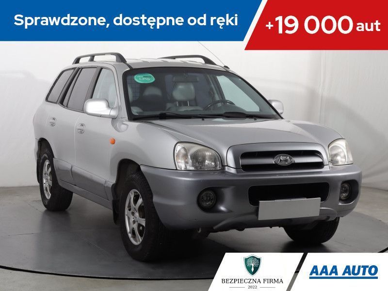 Hyundai Santa Fe 2.4 16V , GAZ, Klimatronic, Podgrzewane siedzienia,ALU
