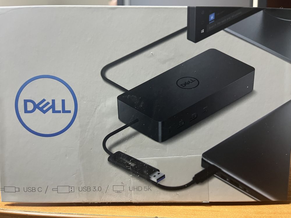 Док-станція Dell D6000 + адаптер живлення