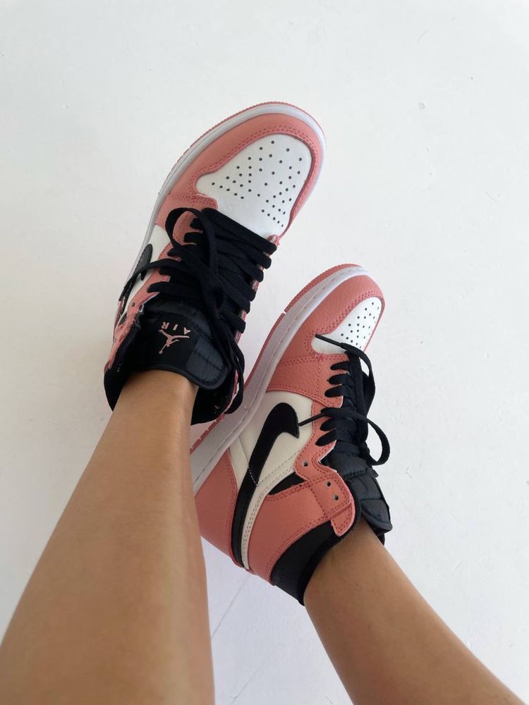 Sneakersy Nike Air Jordan pink high