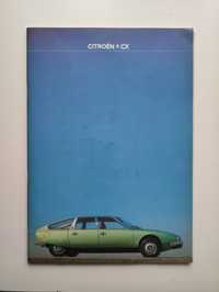 Prospekt Citroen CX 1977r.