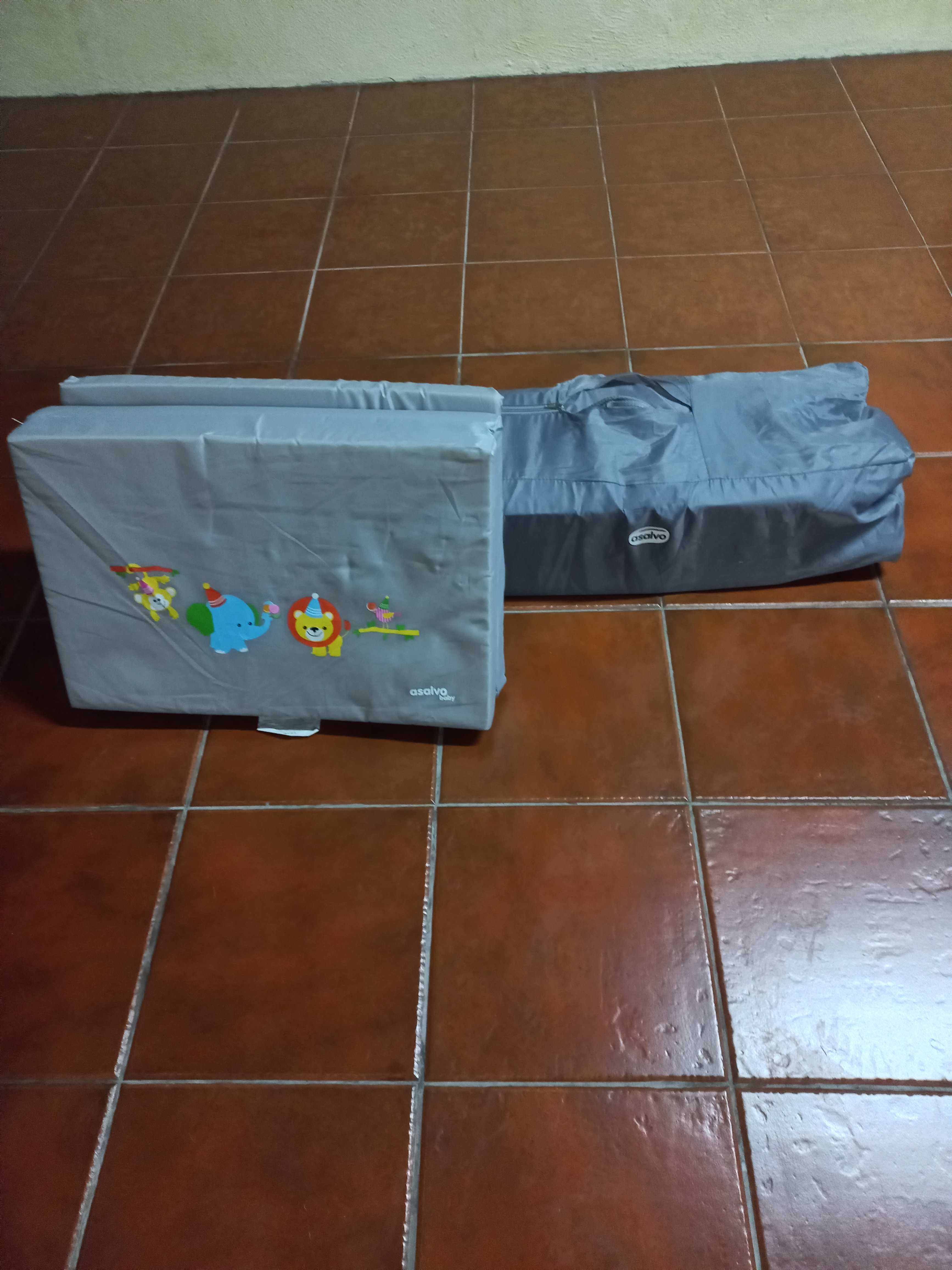 Vendo Cama de Viagem Asalvo + Colchão Dobrável