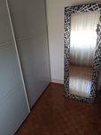 Espelho de sala, preto e cor prata