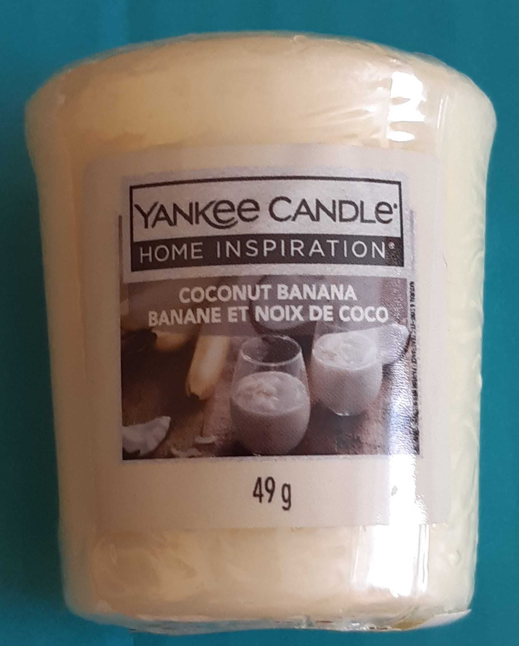 Sampler votive coconut banana yankee candle