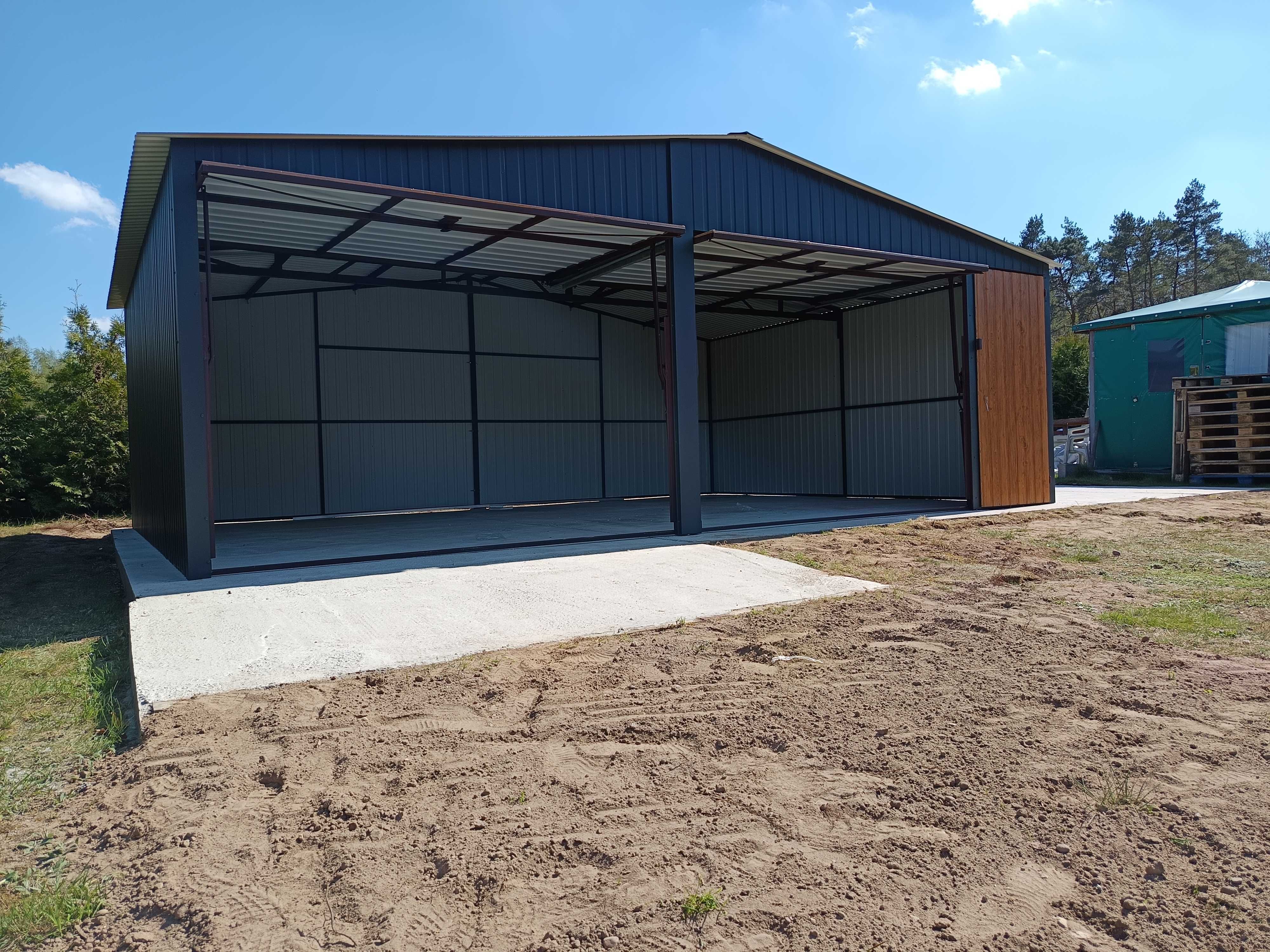 garaż blaszany garaż blaszak 8x6 6x6 7x5 6x5 profil 5x5