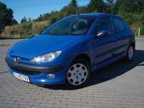 Peugeot 206 Super stan.Caly w oryginale.Bez korozji.