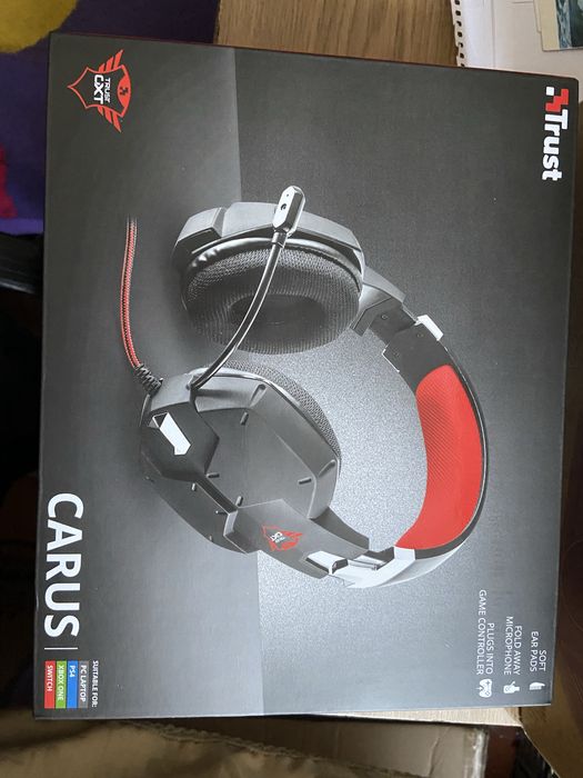 Ігрова гарнітура Trust GXT 322 Carus Gaming 3.5mm BLACK