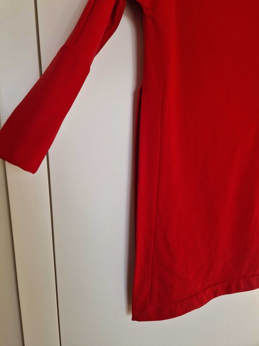 Fuksiara tunika z rozcięciem Risk made in Warsaw