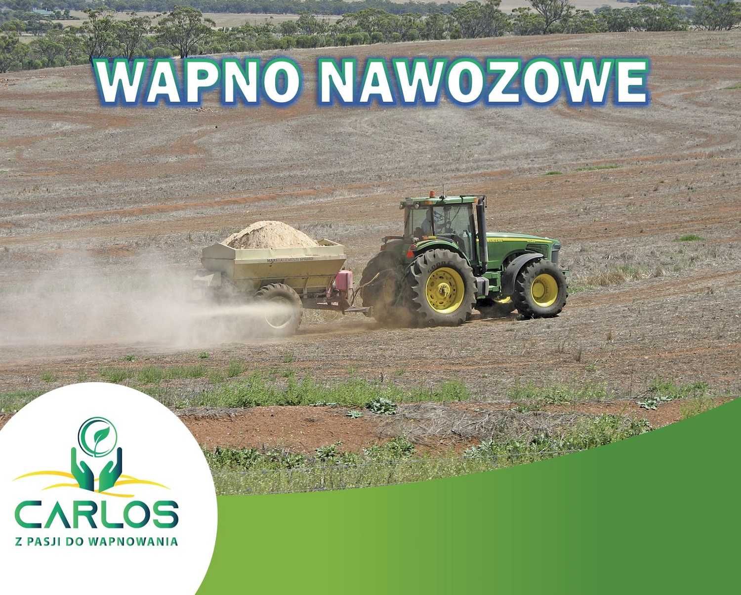 Wapno nawozowe węglanowe Bukowa, Lhoist, min. 50% CaO, Faktura VAT