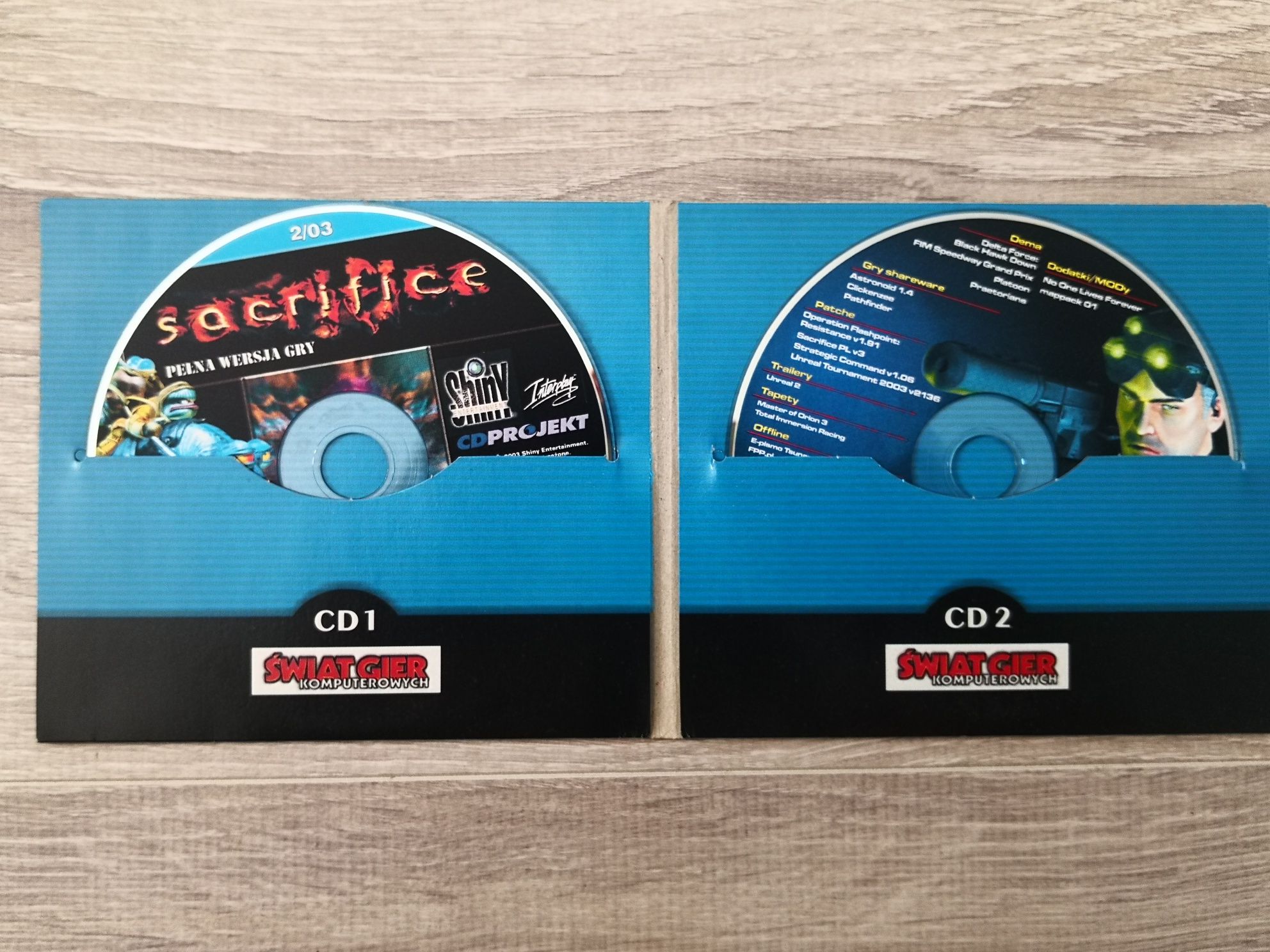 Gra PC : Sacrifice PL Świat Gier Komputerowych 02/2003