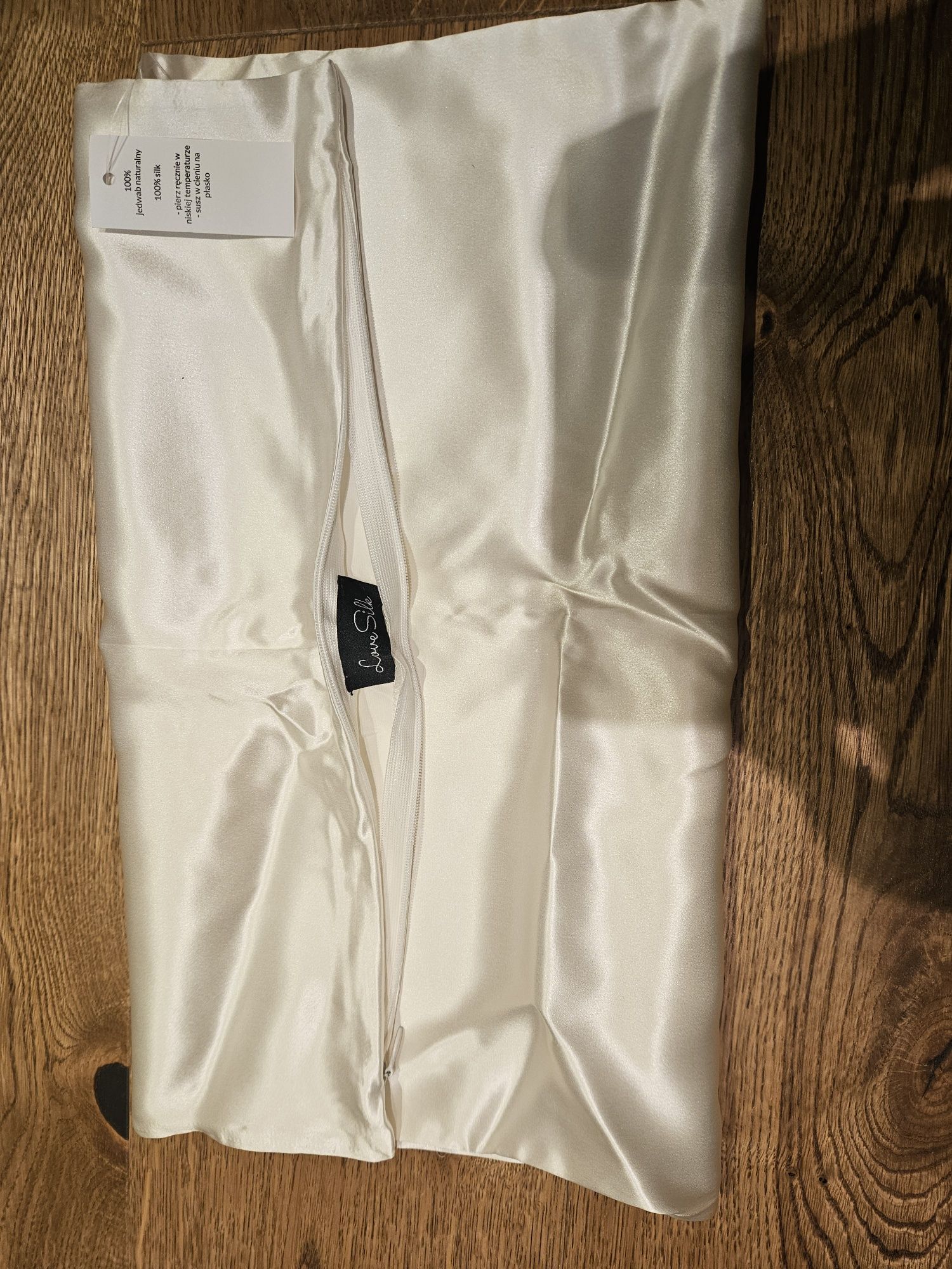Jedwabna poszewka Ecru Lovesilk