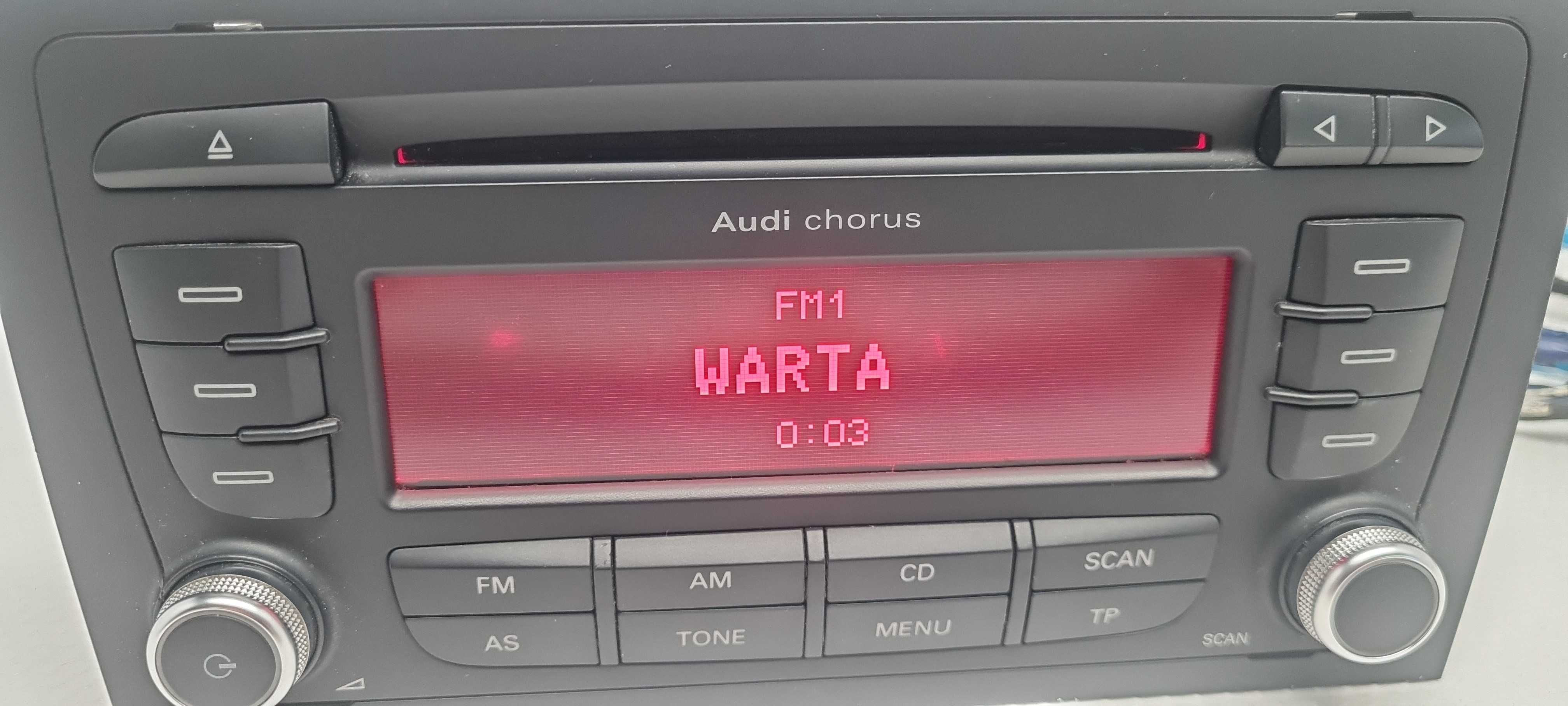 Audi Chorus A3 8P Radio Cd Aux 8P003---5152E z kodem