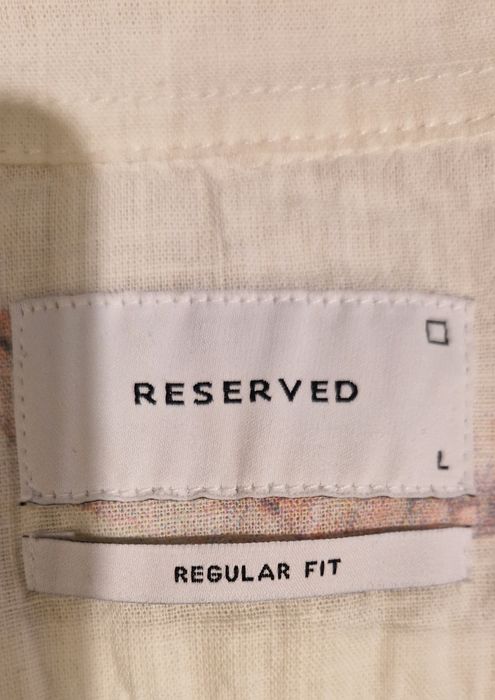 Reserved koszula lniana meska L