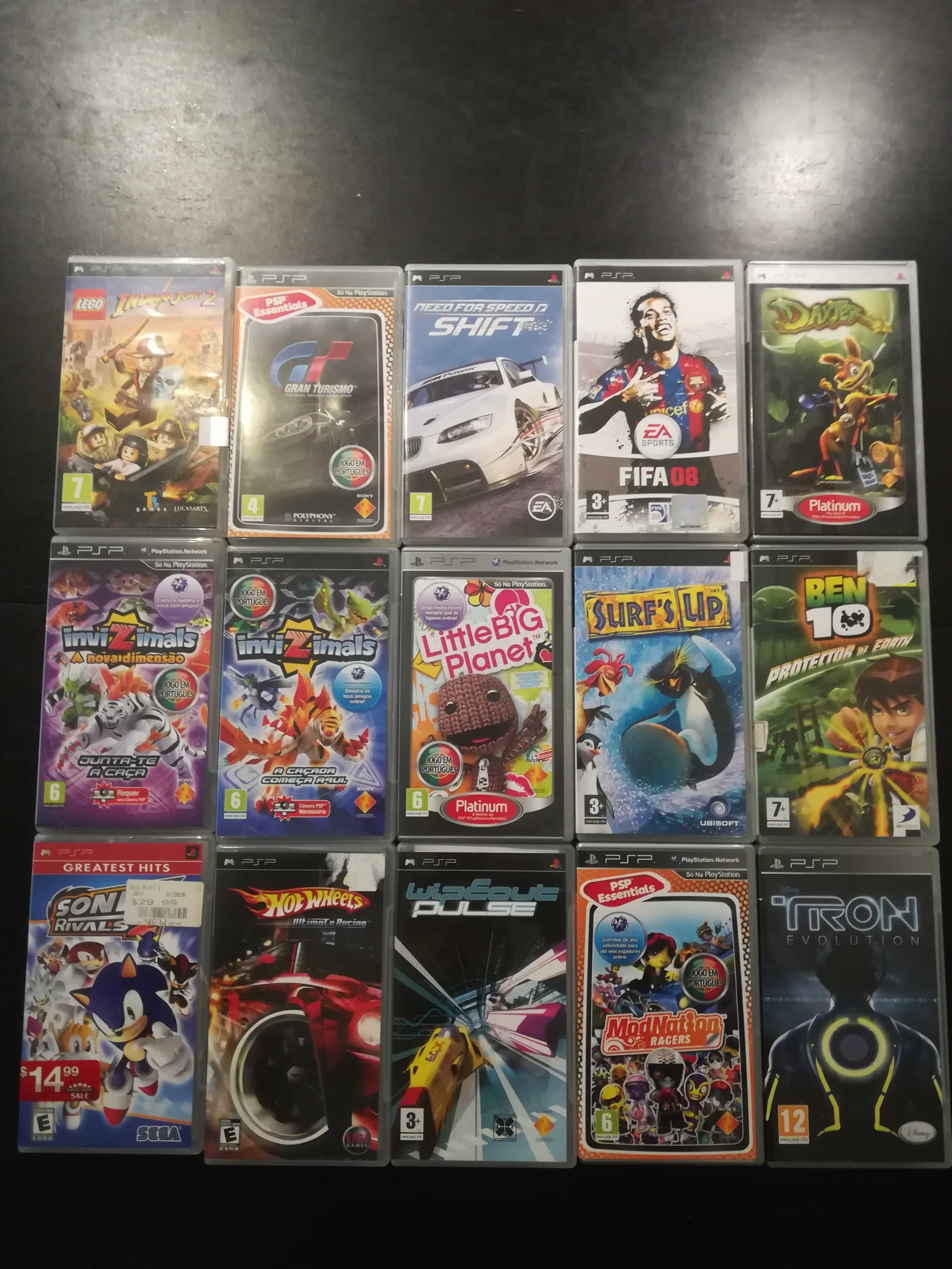 Vendo jogos para a PSP