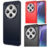 Противоударный чехол для Xiaomi Redmi 14c карбон бампер накладка c75