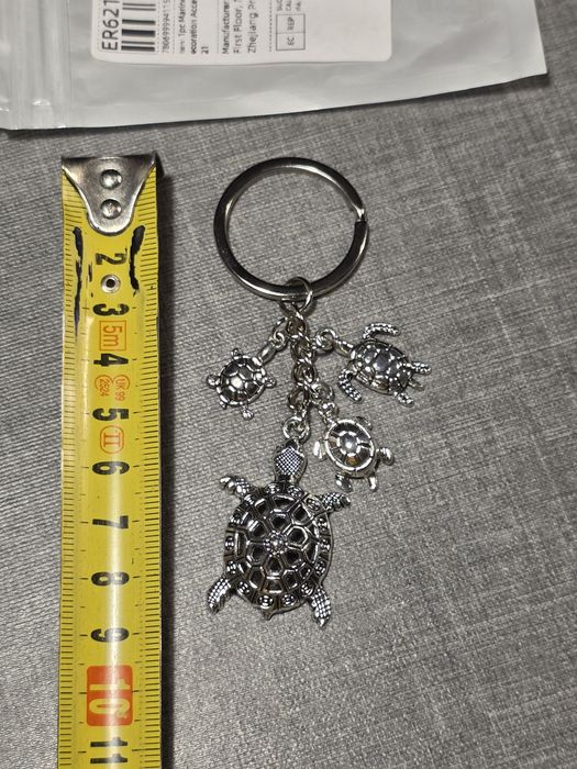 Brelok do kluczy, torebki, plecaka. Zawieszka do auta - Żółwie morskie