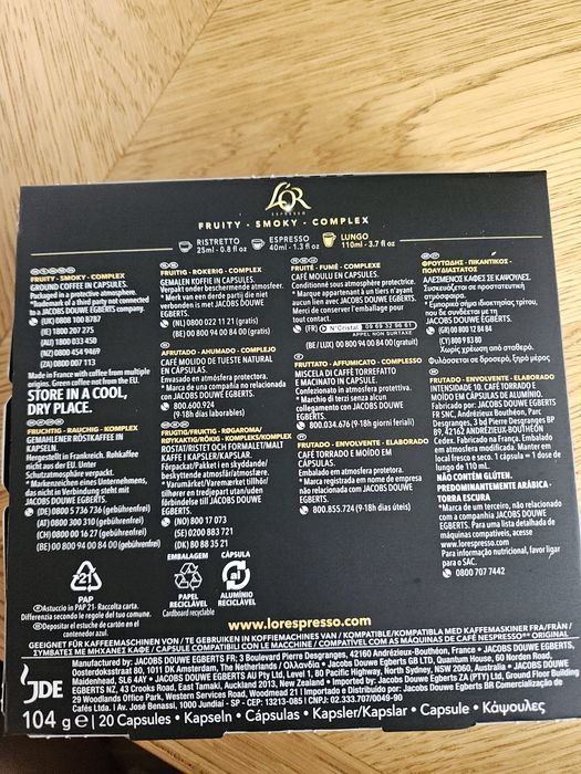 Kawa jacobs douwe egberts LOR