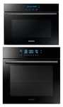 Piekarnik i mikrofalówka do zabudowy zestaw funkcja Dual Cook Samsung