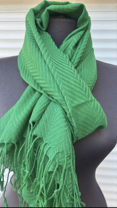 Szalik szal jodelka zielona