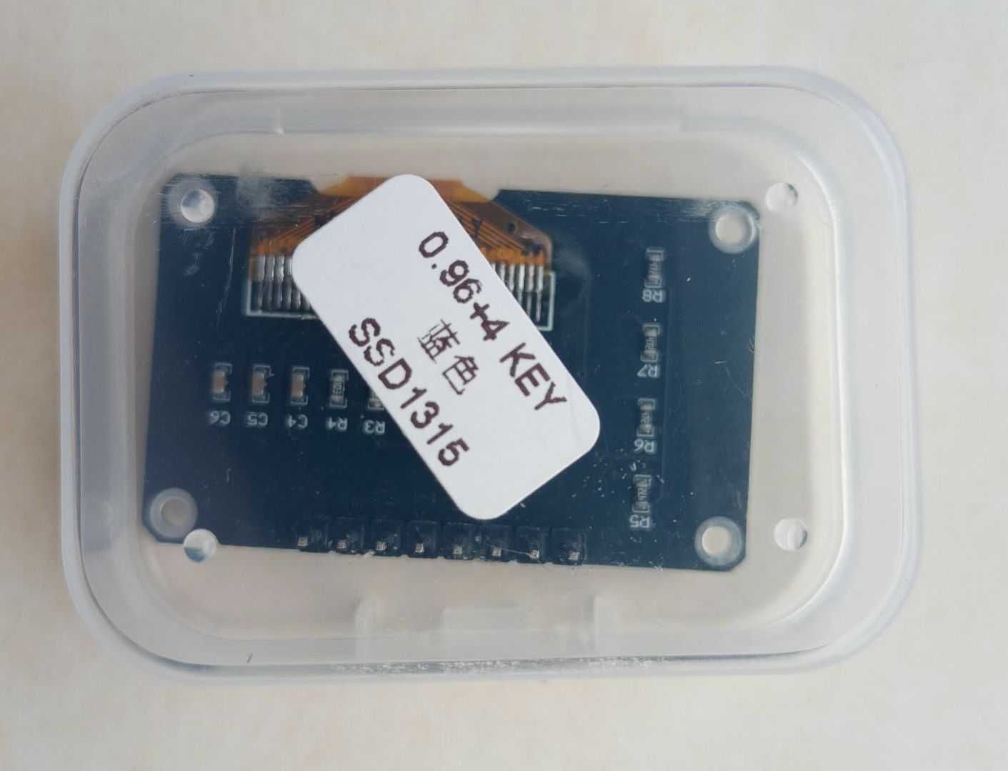 Arduino OLED дисплей 0,96" 128x64 SSD1315 на плате c 4-мя кнопками