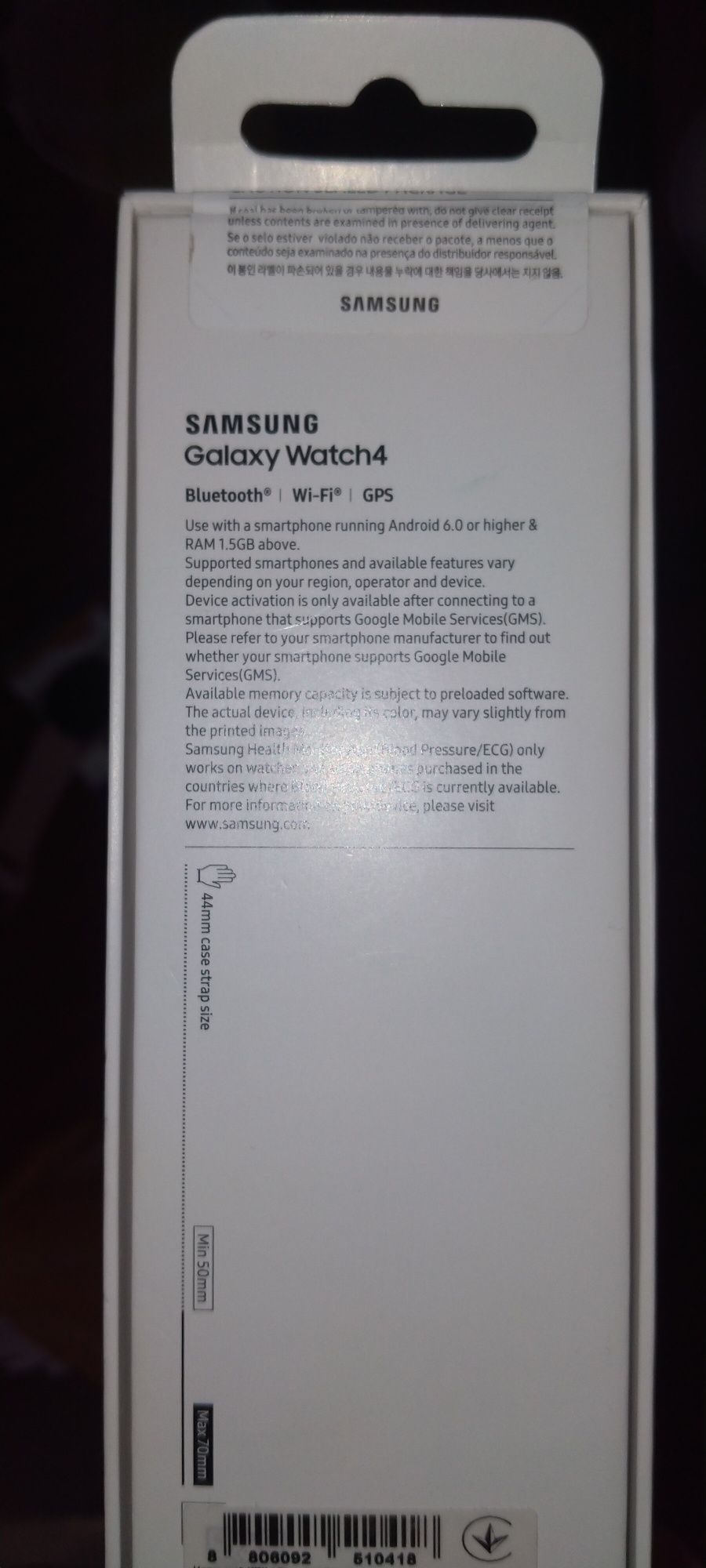 Samsung galaxy woth 4, 44mm