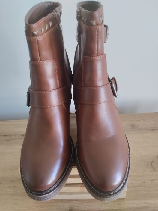 Super Made - Botas de cano médio com salto largo - EU 37