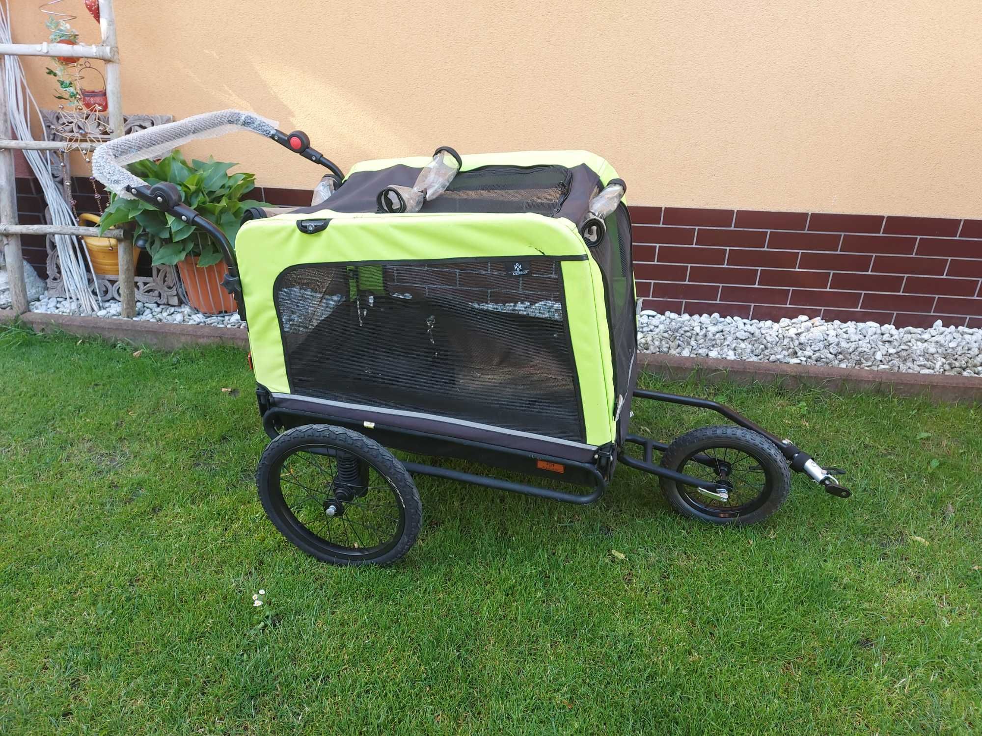 amortyzowana przyczepka dla psa KESSER wózek 2w1