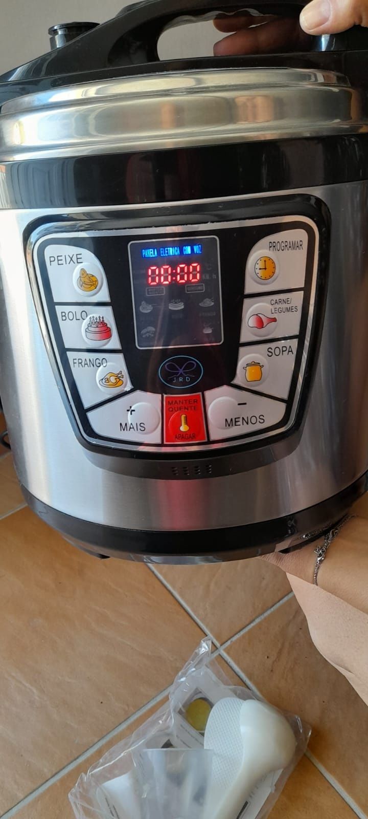 Máquina para cozinhar elétrica