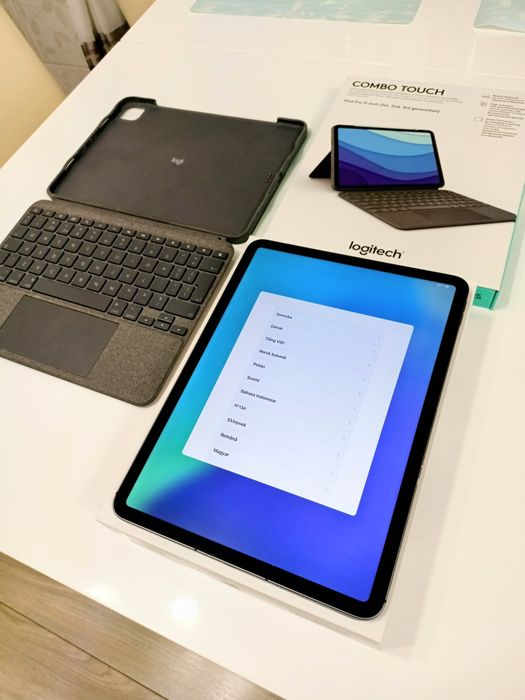 iPad 11 Pro 3gen 256GB Cellular+Wi- Fi Klawiatura Logitech combo touch