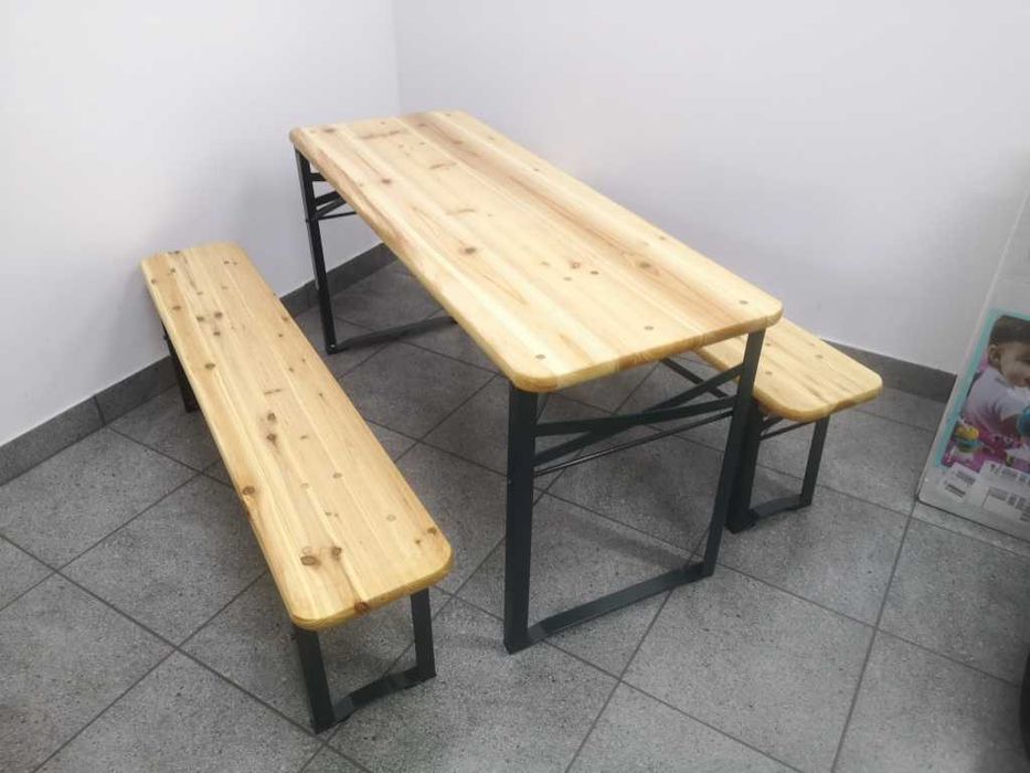 Zestaw ławka stolik dla dziecka komplet Pinolino