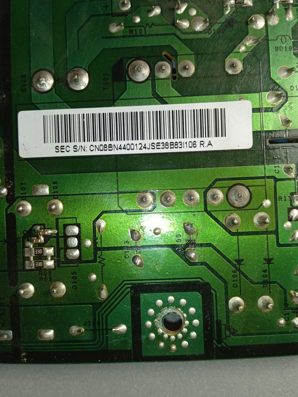 Плата живлення для монітора Samsung LS17PEASB/XBM(BN44-0124j)