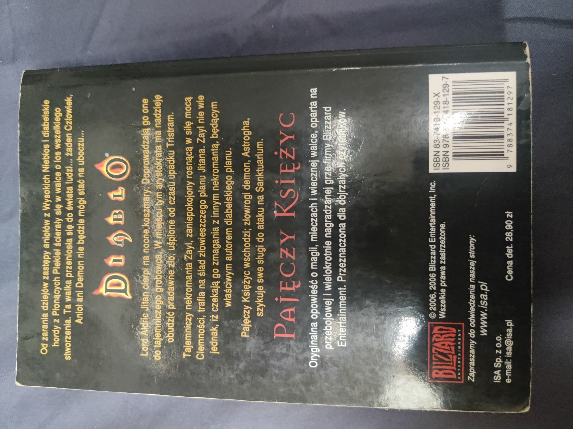 Pajęczy księżyc diablo książka