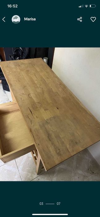 mesa aparador  cozinha ikea bancada madeira apoio consola