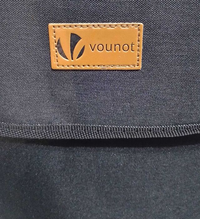 Wózek na zakupy, czarny, na kółkach - VOUNOT