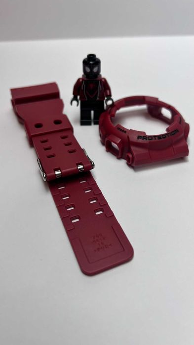Bezel + pasek BORDOWY Casio G-SHOCK GA-100 GA-110 GA-120,GD-100,GLS100