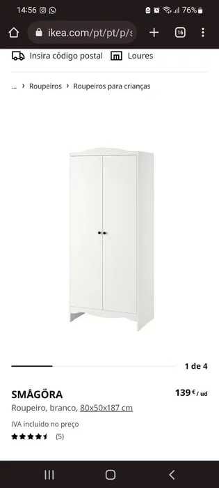 Armário criança ikea