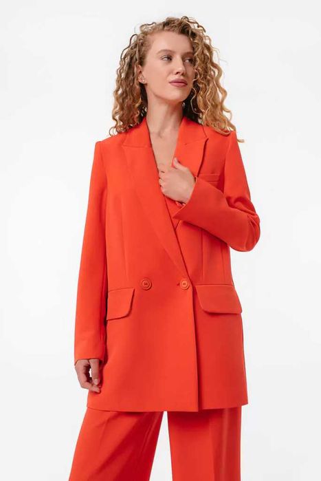 Оверсайз піджак оранж