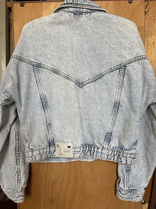 Джинсовка джинсова куртка Reserved варенка стиль 90-х розмір S