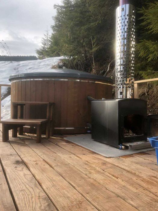 Чан на дровах. Спа джакузі від виробника.