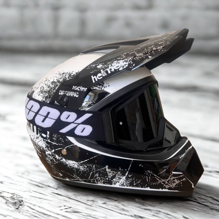 Шлем кроссовый эндуро новый S M L XL