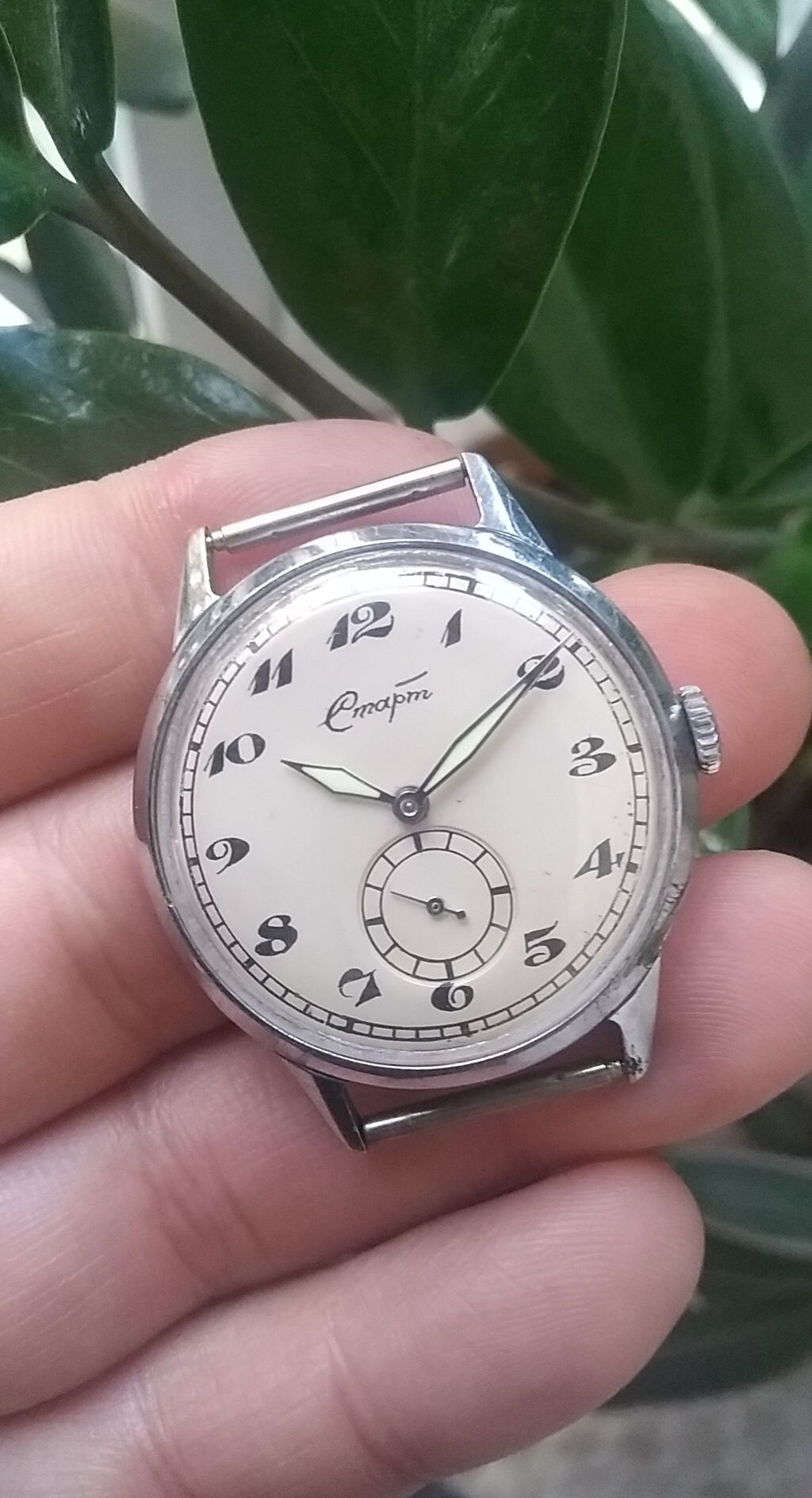 Часы Старт 2МЧЗ 17камней в хромированном корпусе СССР